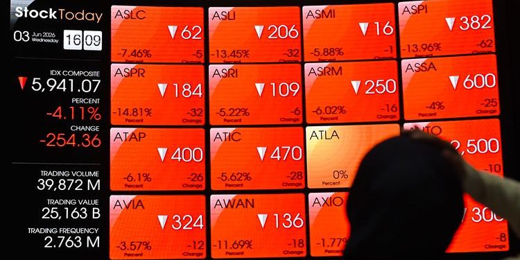 IHSG Sesi I Melemah 0,28%, Berakhir di Level 6.581,45