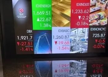 IHSG Sesi I Turun 0,28% ke Level 6.581,45